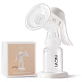 NCVI Manual Breast Pump BPA Free 20mm Silicone Flange 4oz Adjustable Suction Single Hand Pump Fit Small Nipple Breastfeeding Use