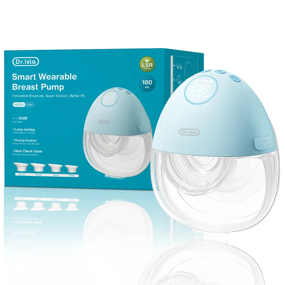 MAMIJOY Wearable Electric Breast Pump EB60 3 Smart Memory Modes 12 Suction Levels Low Noise 35 dB