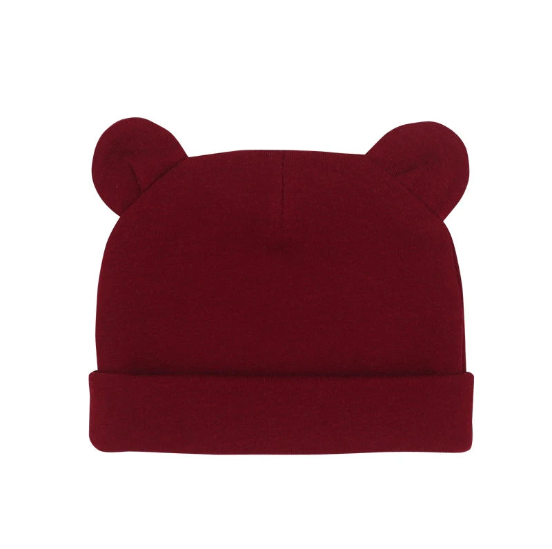 Cute Baby Hat Newborn Beanie Cotton Soft Elastic Baby Cap for Girls Boy Hats Newborn Photography Props Infant Bonnet Accessories