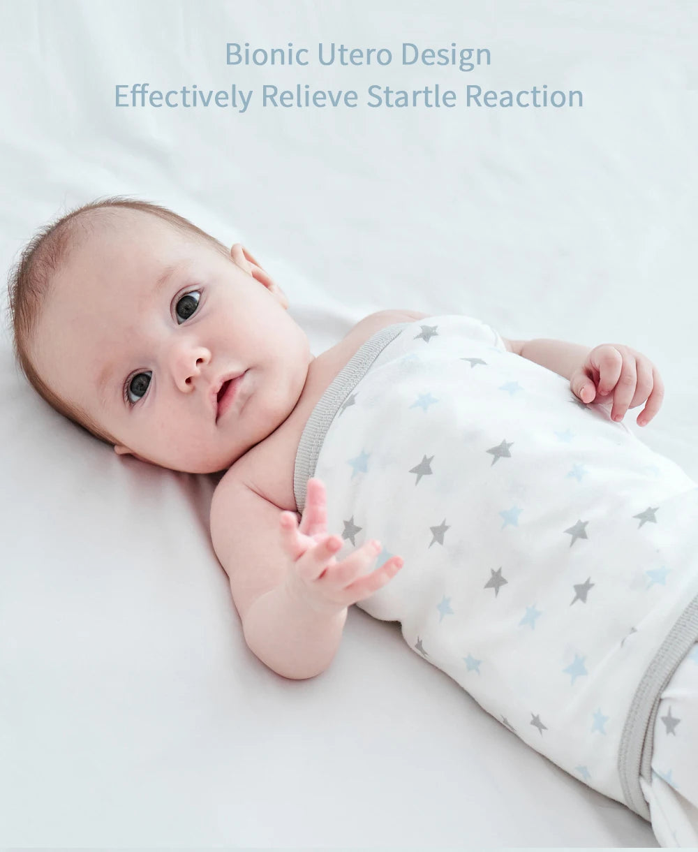 Insular Newborn Baby Anti Shock Swaddling Sleeping Bag Spring And Summer Thin Baby Anti Shock Artifact Newborn Bag Held Cotton