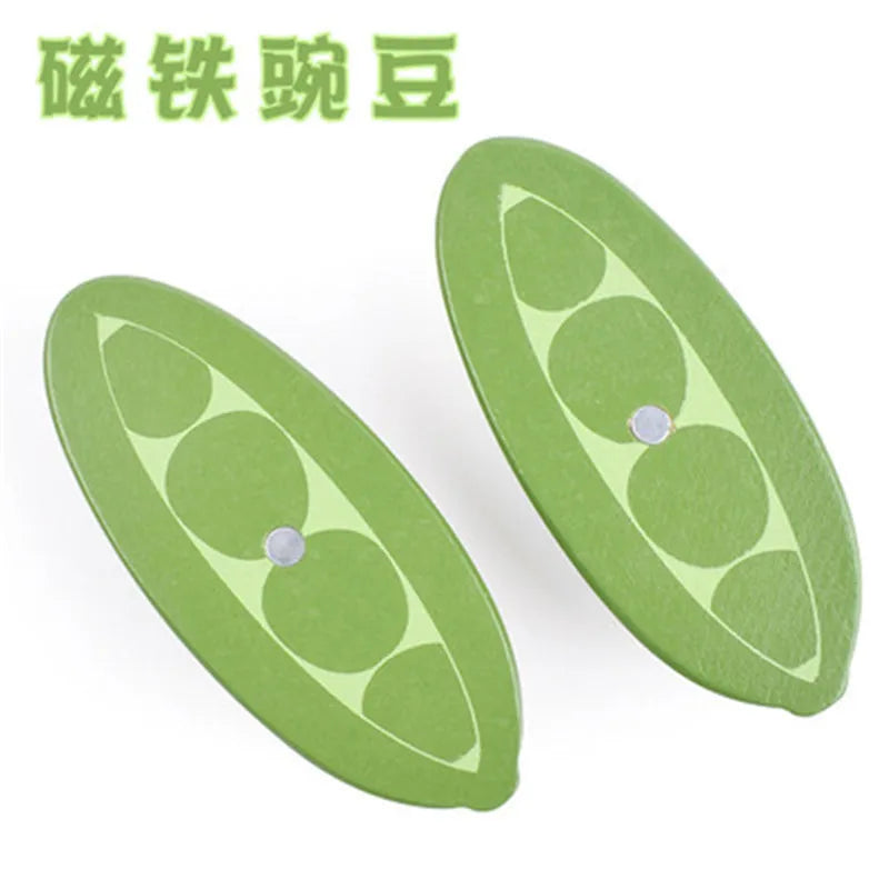 New Baby Magnet Chechele Montessori Educational 3D Vegetable Fruit Onion Wooden  kitchen toy Coordination Toy for children Gifts