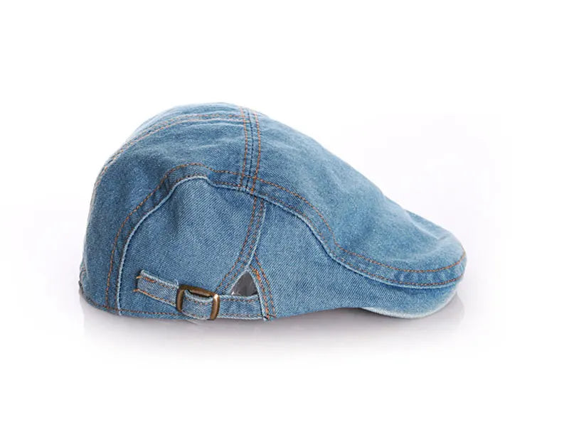 Denim Kids Hat for Boys Girls Classic Vintage Adjustable Baby Hat Autumn Winter Kids Beret Hat Children Cowboy Cap 2-12Y