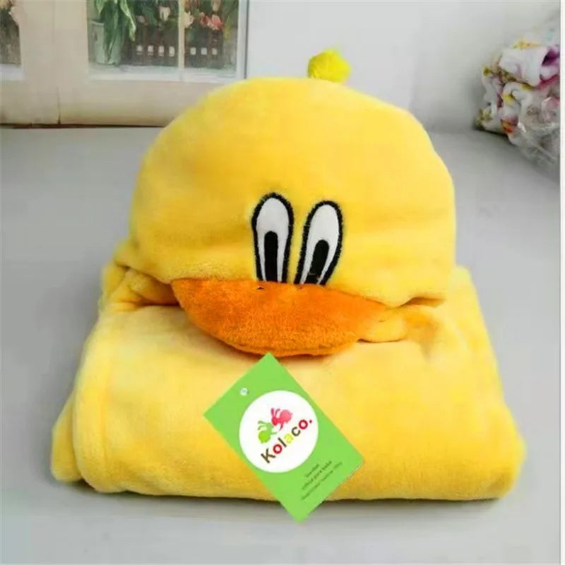2024 New Flannel Baby Blanket 3D Animal 3D Cloak Children's Cartoon Bathtowel