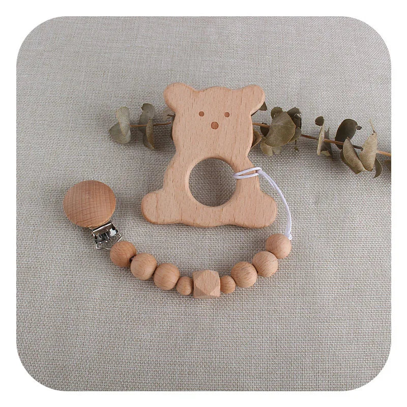 Baby Pacifier Clip Holder Free personalized name Food Silicone Teething With Newborn Gift Anti-drop Chain