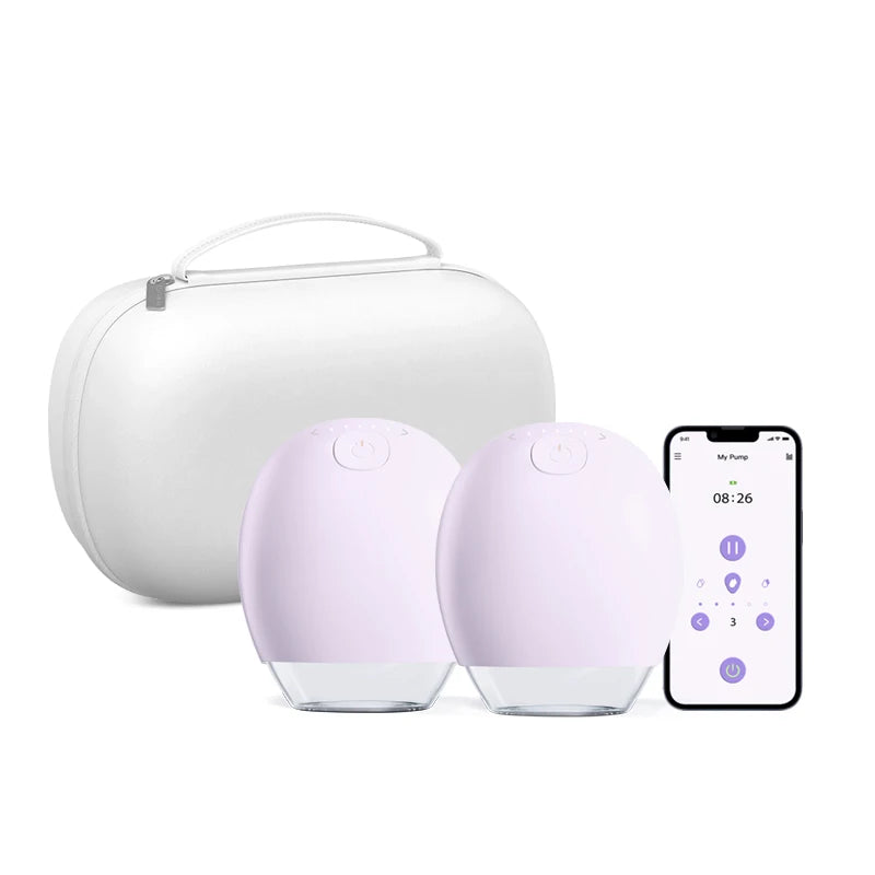 Wireless Double Wearable Breast Pump - Hands-Free App Control