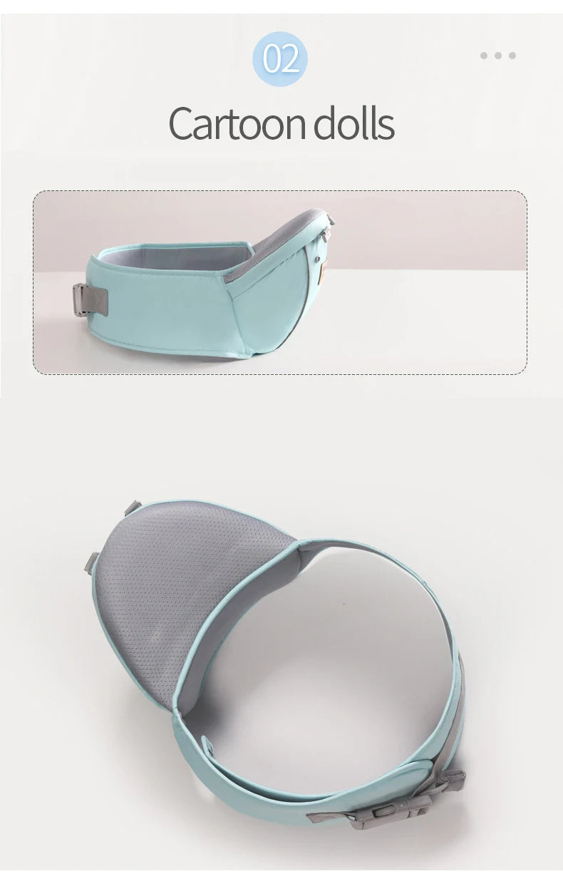 Baby Carrier Ergonomic Baby Hipseat Carrier Front Facing Kangaroo Baby Wrap Carrier Infant Sling Infant Hipseat Waist Baby Gear