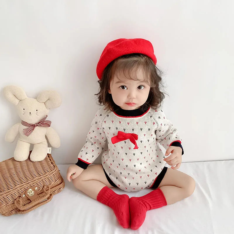 MILANCEL New Baby Knitting Berets Cotton Kids Cap Solid Newbron Korean Girls Hat