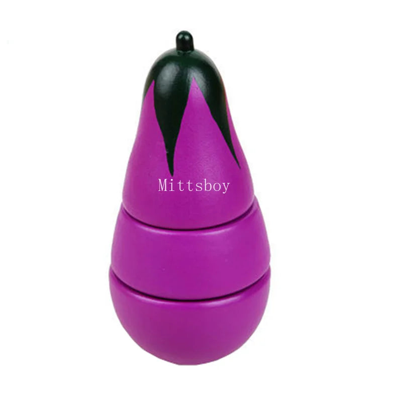 Chechele Wooden Magnetic Montessori Play House Educational Toy Model 1Pcs For Kids Learning