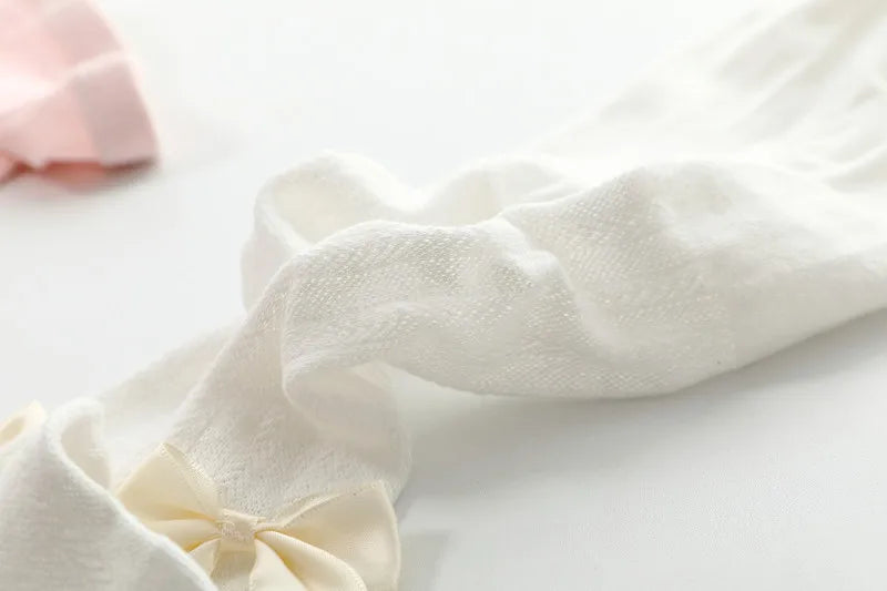 Summer New Baby Girl Pantyhose Mesh Kids Tight Bow Children's Pantyhose Thin Princess Girl's Bottom Pantyhose Tights