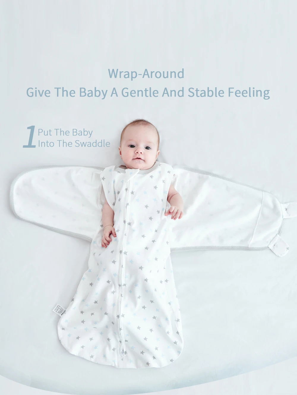 Insular Newborn Baby Anti Shock Swaddling Sleeping Bag Spring And Summer Thin Baby Anti Shock Artifact Newborn Bag Held Cotton