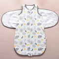 Baby Sleeping Bag Wearable Blanket Newborn Swaddle Wrap Sack Gauze Bamboo Cotton Spring 1Tog Sleep Bag Changing Diaper 0-24M