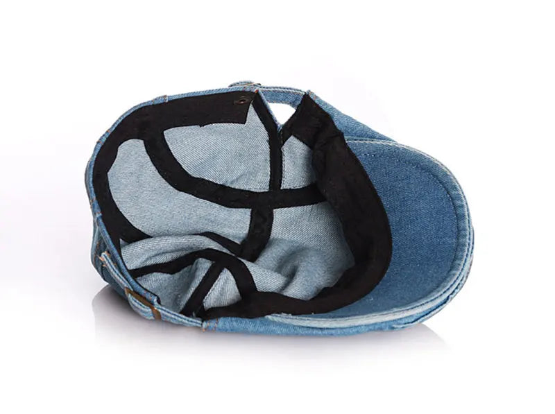 Denim Kids Hat for Boys Girls Classic Vintage Adjustable Baby Hat Autumn Winter Kids Beret Hat Children Cowboy Cap 2-12Y