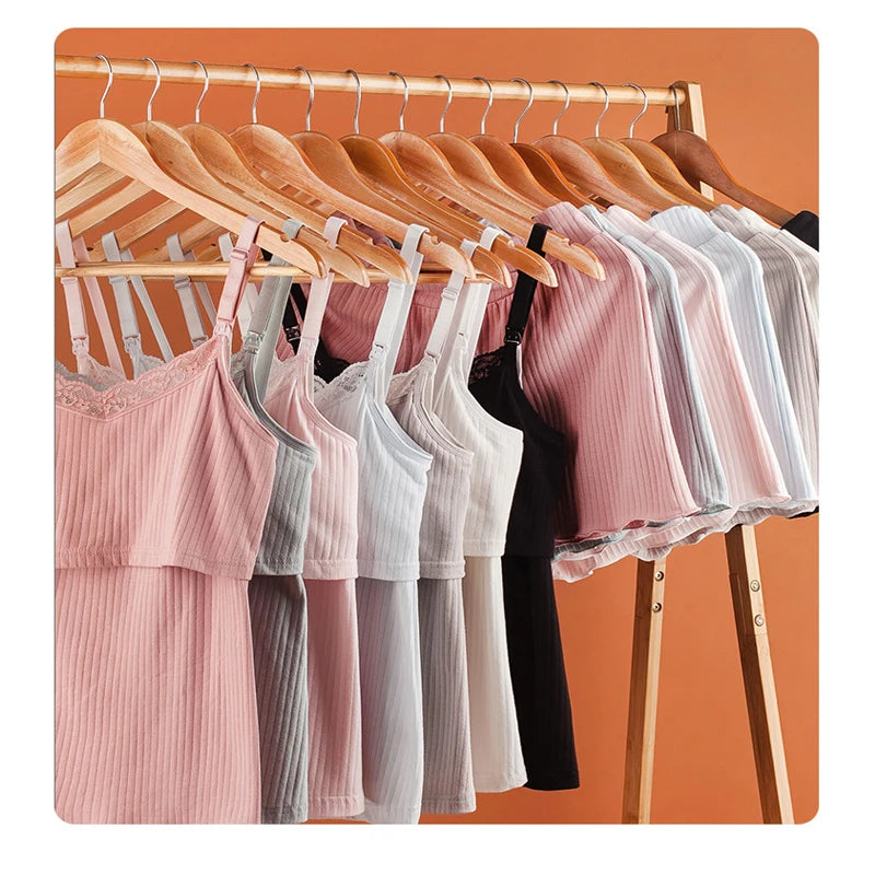 Maternity Summer Soft 95% Cotton Pyjamas with lift up Breastfeeding Nursing Sleepwear Lactation Clothes pijama maternidade