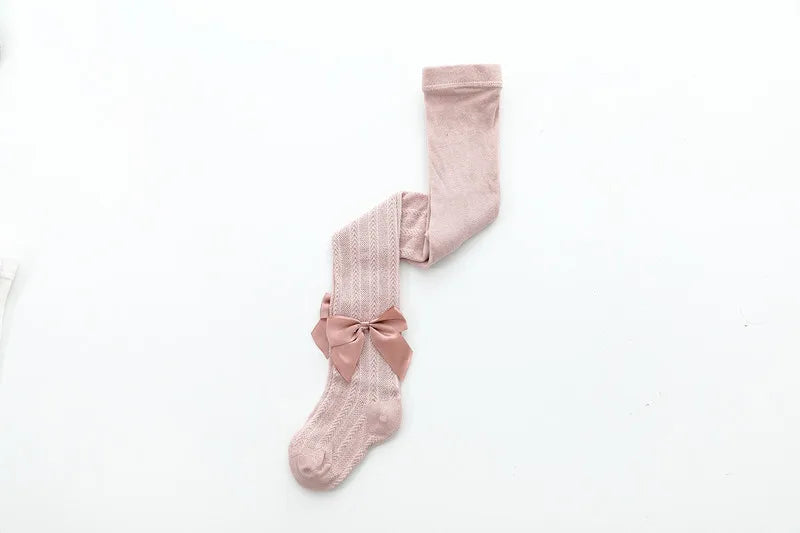 Summer New Baby Girl Pantyhose Mesh Kids Tight Bow Children's Pantyhose Thin Princess Girl's Bottom Pantyhose Tights