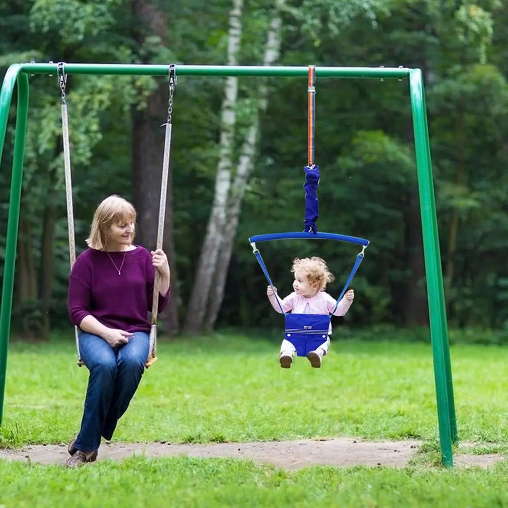 Baby Standing Door Jumper Exerciser Outdoor Baby Swing Bouncing Chair Sliding Adjustment Kid Jump Hammock Seat Without Bracket