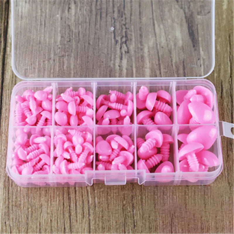 Safety Eyes And Nose Set For Dolls Amigurumi 133Pcs Triangle Plastic Eyes For Crochet