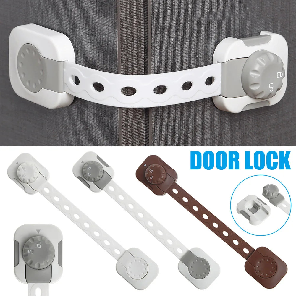 Child Safety Locks Baby Proof Cabinet Drawer Multifunction Plastic Safety Lock Safety Latches For Cabinet Door Drawer Childproof