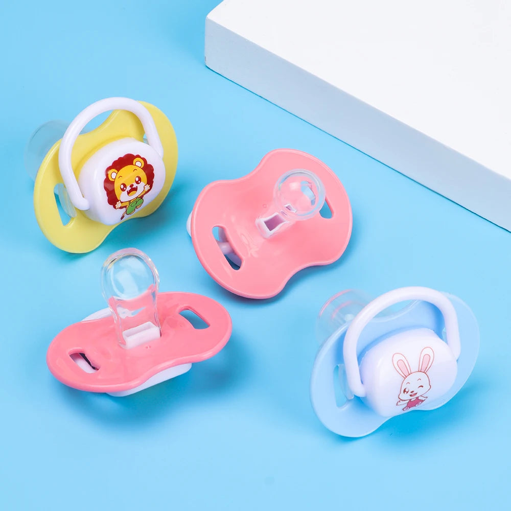Detachable Design Cute Cartoon Silicone Baby Pacifier Nipple Soother Infant Teether Dustproof Lid Newborn Toddler Accessories