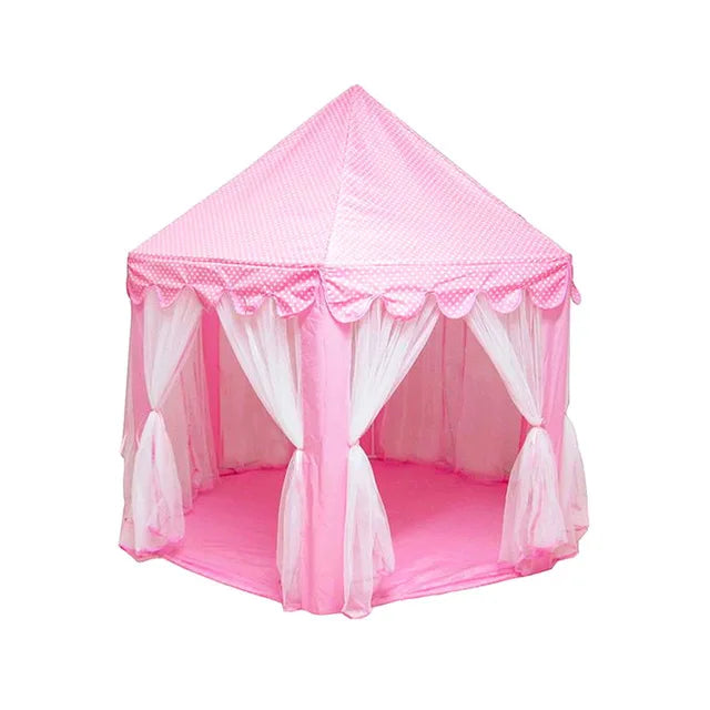 Princess Castle Play Tent For Indoor And Outdoor Play Large Kids Playhouse Ball Pit Foldable