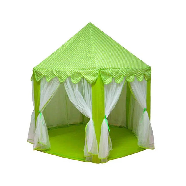Princess Castle Play Tent For Indoor And Outdoor Play Large Kids Playhouse Ball Pit Foldable