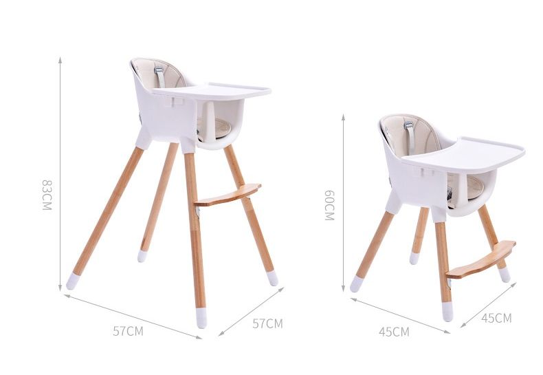 Haya 2 in 1 Beechwood High Chair
