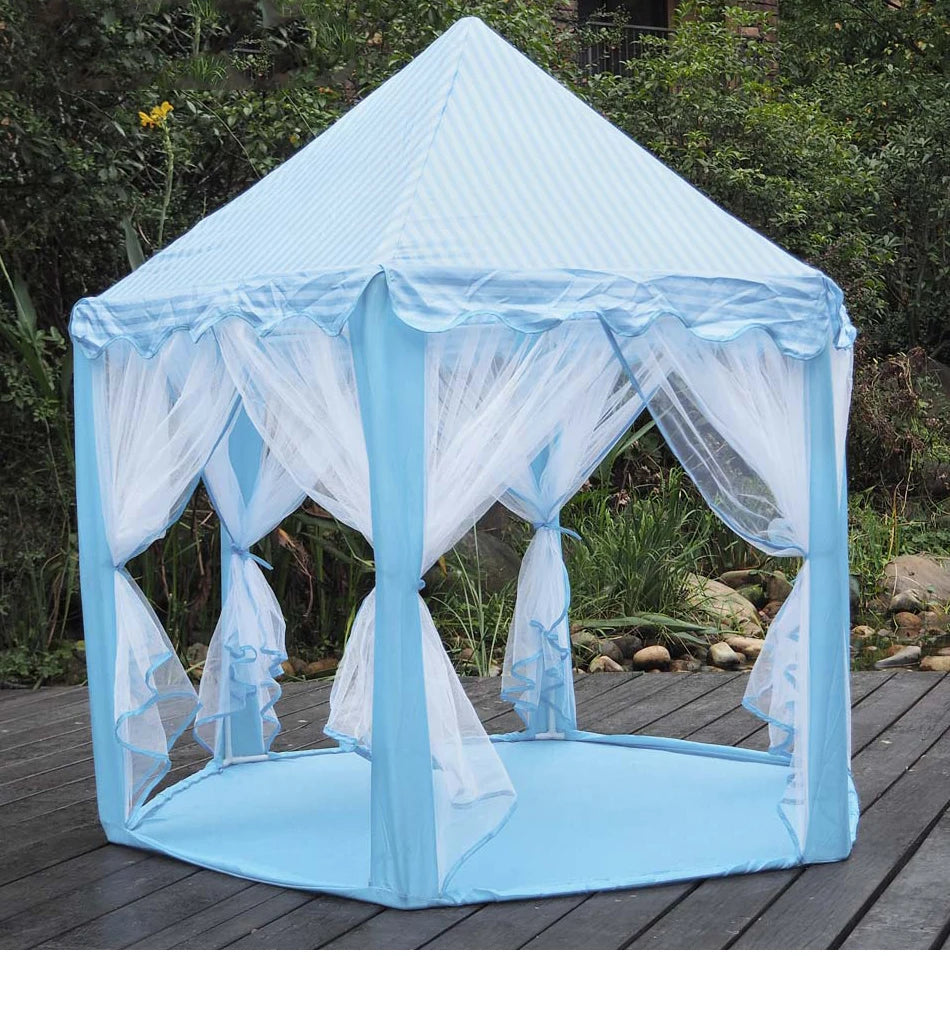 Large Kids Play Tent Princess Castle for Indoor and Outdoor Games Children Playhouse Ball Pit for Toddler