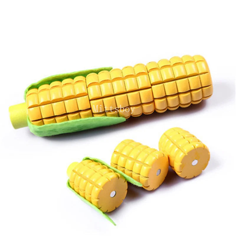Chechele Wooden Magnetic Montessori Play House Educational Toy Model 1Pcs For Kids Learning