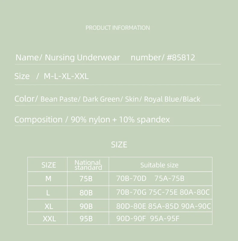 New Wireless Front Open Nursing Bra Soft Lace Breathable Seamless Maternity Breastfeeding Bras Maternal Support For Pregnant