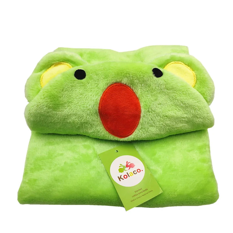 2024 New Flannel Baby Blanket 3D Animal 3D Cloak Children's Cartoon Bathtowel