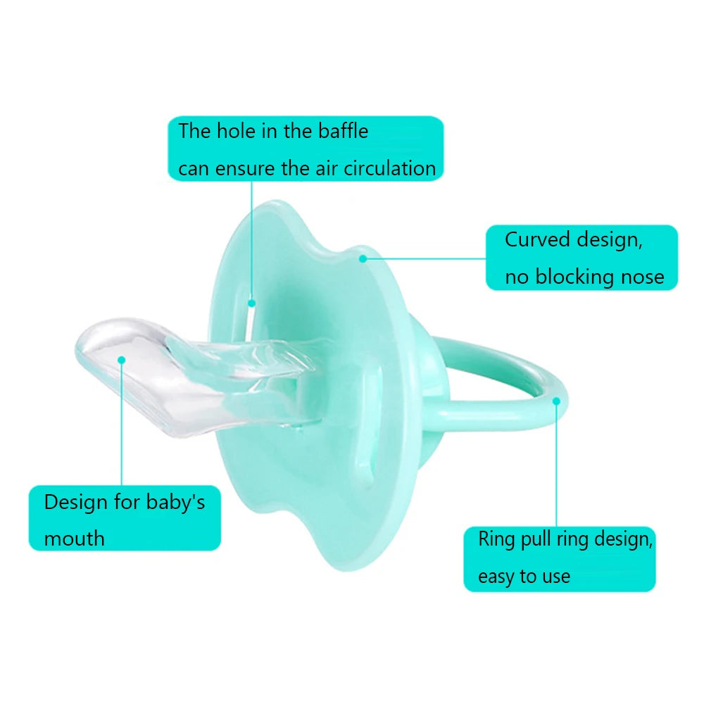 Detachable Design Cute Cartoon Silicone Baby Pacifier Nipple Soother Infant Teether Dustproof Lid Newborn Toddler Accessories