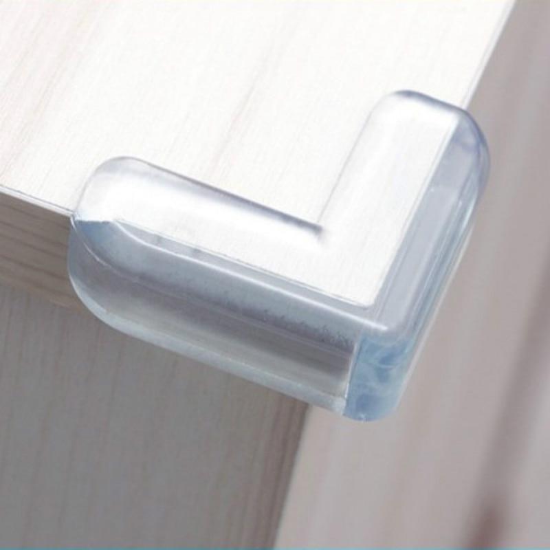 4pcs/lot Anti-collision Glass Table Protection Clear Rubber Furniture Table Desk Corner Edge Cushion Guard Protector Baby Cover