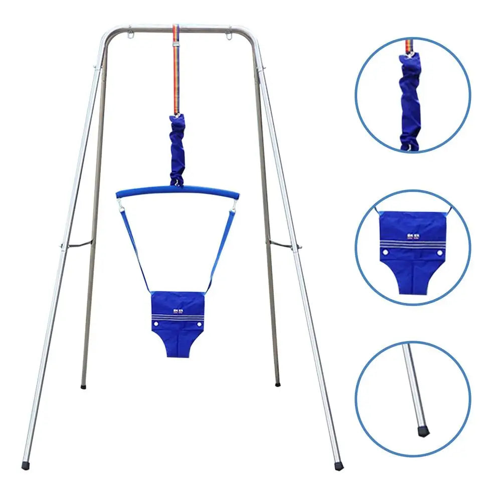 Baby Standing Door Jumper Exerciser Outdoor Baby Swing Bouncing Chair Sliding Adjustment Kid Jump Hammock Seat Without Bracket