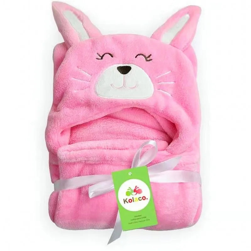 2024 New Flannel Baby Blanket 3D Animal 3D Cloak Children's Cartoon Bathtowel