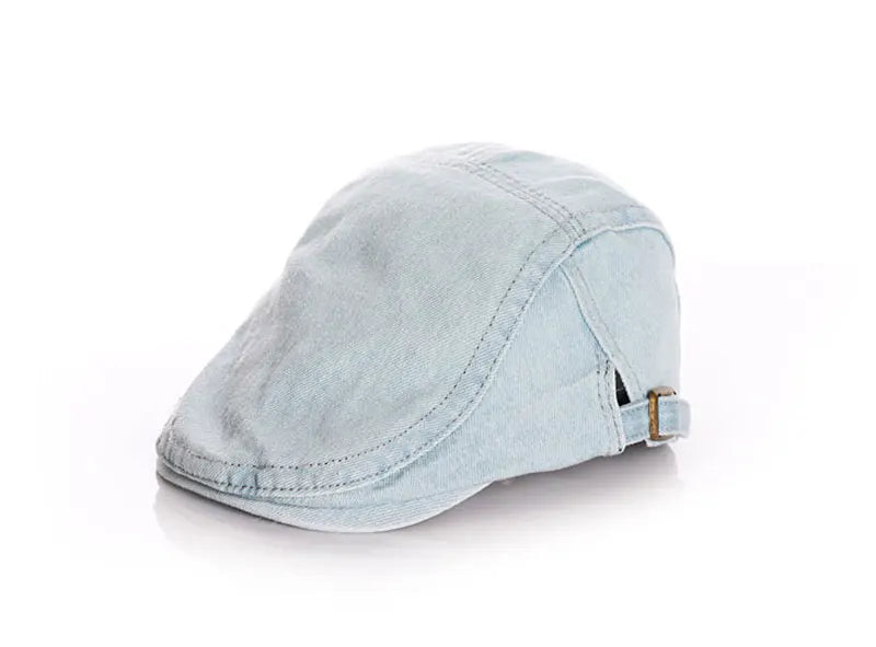 Denim Kids Hat for Boys Girls Classic Vintage Adjustable Baby Hat Autumn Winter Kids Beret Hat Children Cowboy Cap 2-12Y