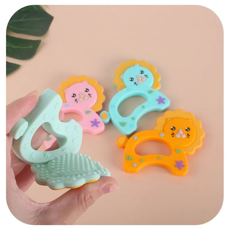 Baby Pacifier Clip Holder Free personalized name Food Silicone Teething With Newborn Gift Anti-drop Chain