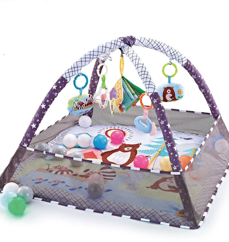 Multifunctional Fitness Frame For Children Educational Mat Crawling Blanket Infant Play Rug Kids Activity Mat Gym Baby Toys Gift
