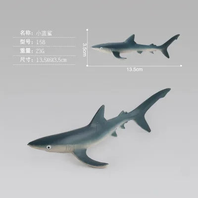 New Simulation ocean Animals Model Toys Whale Shark Sea turtle  Sets Animal Plastic Action Figures Educational Toy Figure Gift