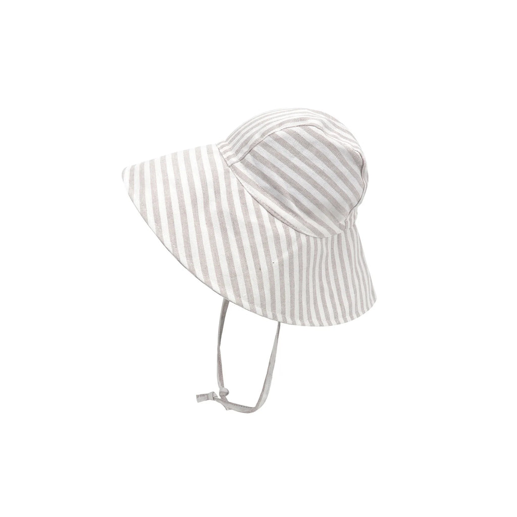Big Brim Baby Sun Hat Summer Spring Kids Bucket Hat for Girls Boys Cotton Linen Children Cap Beach Travel Kids Hats Caps 2M-4Y