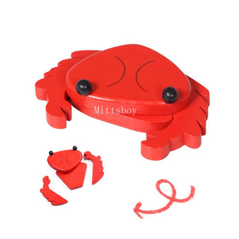 Montessori Wooden Educational Toy Animal Magnetic Play House Model MT01 For Imaginative Play