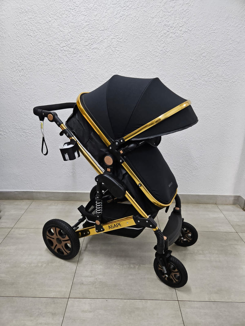 Agape Aurum Gold 2 in 1 Stroller