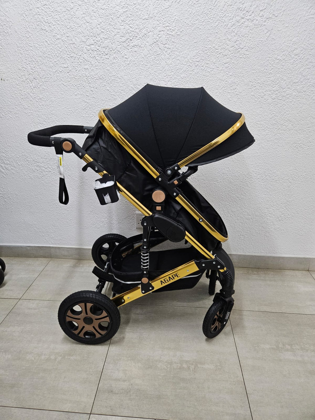 Agape Aurum Gold 2 in 1 Stroller