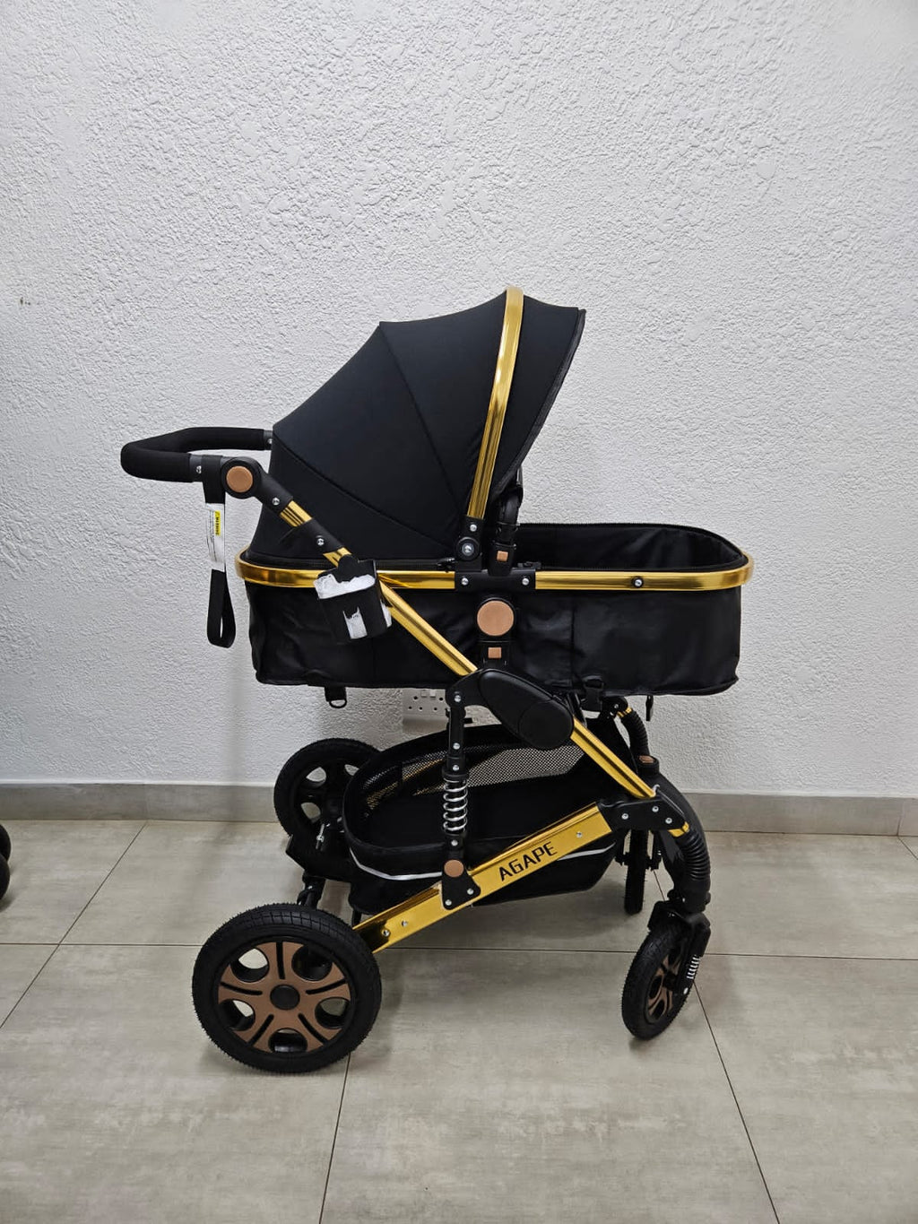 Agape Aurum Gold 2 in 1 Stroller