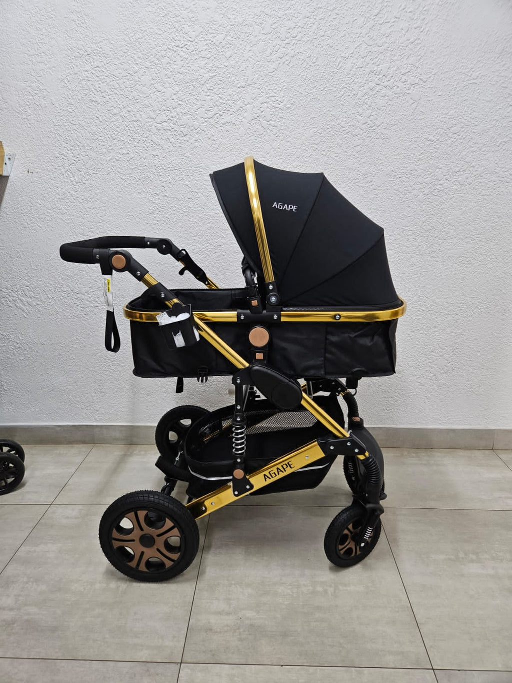 Agape Aurum Gold 2 in 1 Stroller