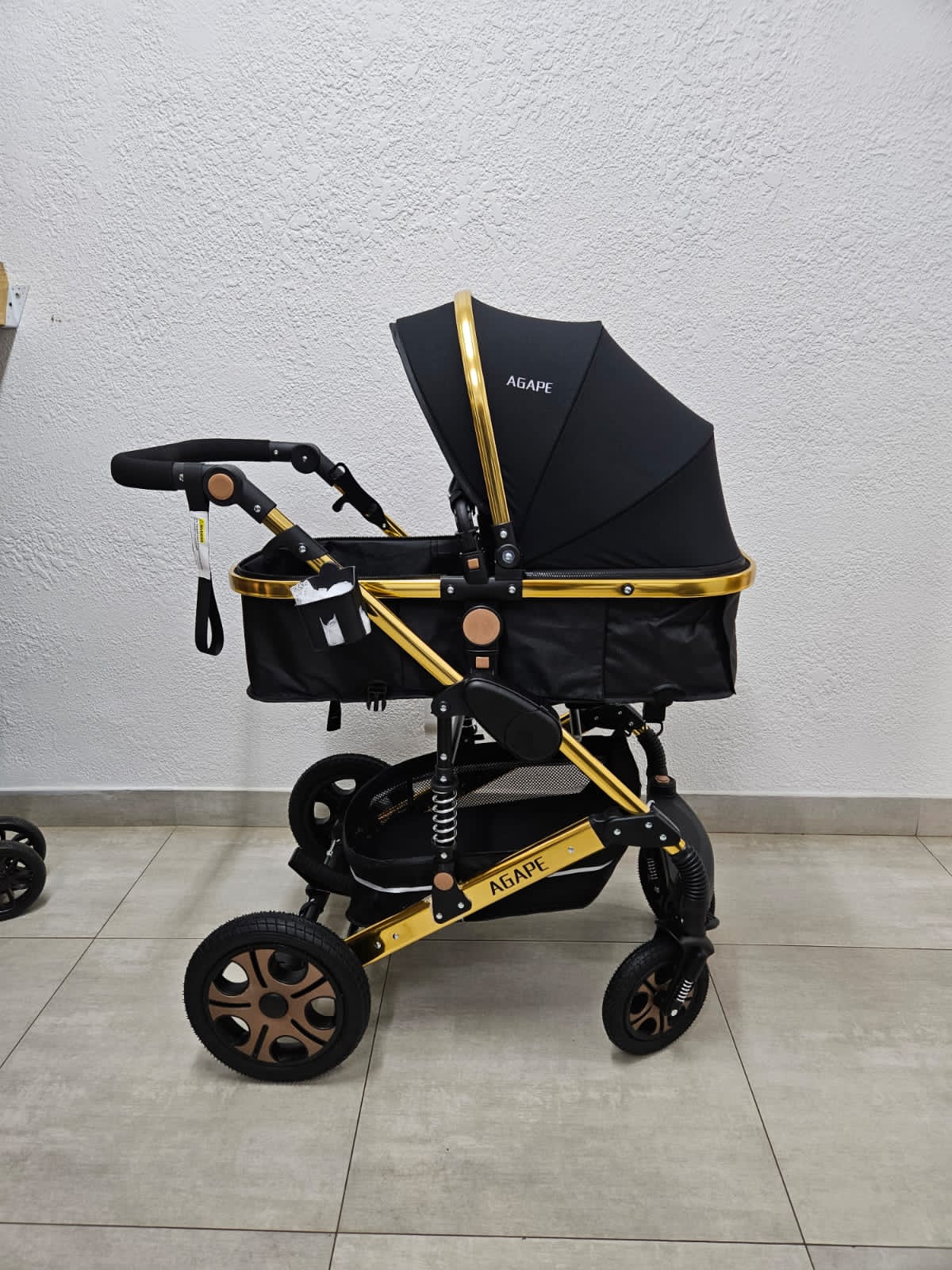 Agape Aurum Gold 2 in 1 Stroller