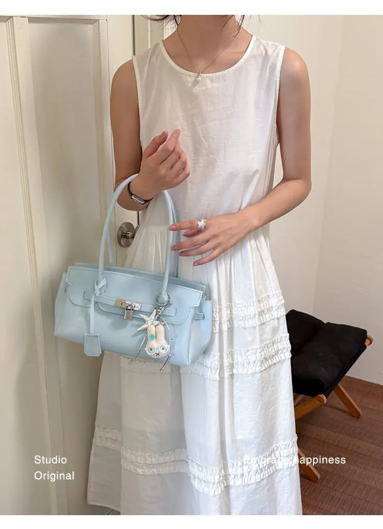 Vintage Luxury Diaper Bag: Elegant Crossbody Handbag For Women With Designer Letter Logo And Large Capacity Messenger Tote
