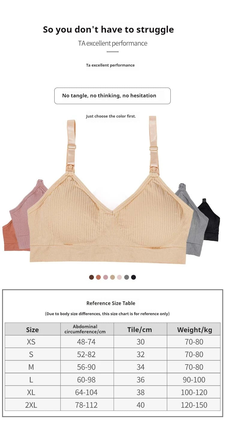 High Quality Plus Size Nursing Bra Breathable Women Breastfeeding Underwear Seamless Maternity Bra Push Up