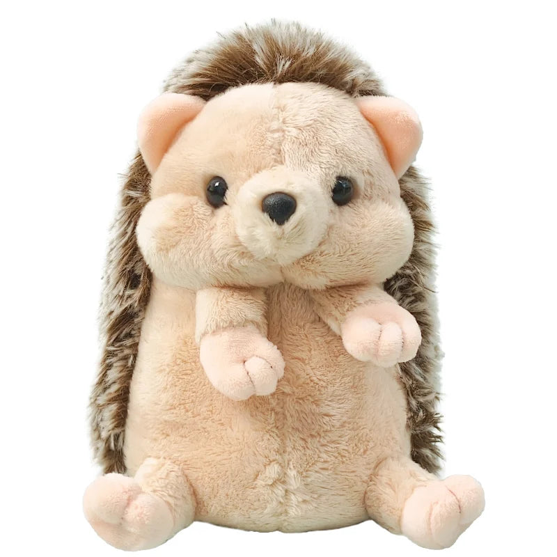 Cute Hedgehog Plush Toy Stuffed Animal Sleeping Companion Doll for Room Decor Adorable Birthday Gift