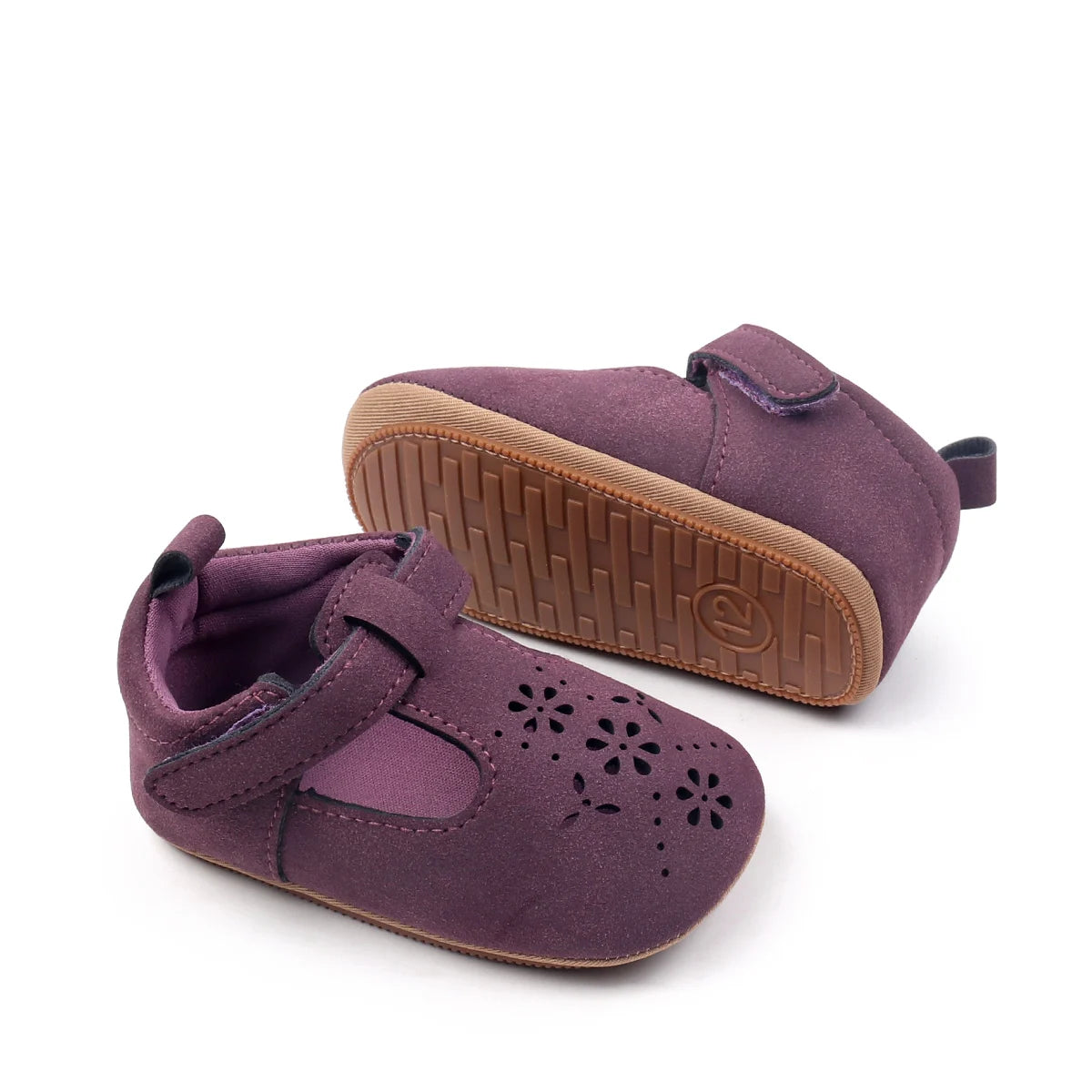 Baby Shoes For Boys And Girls, New Style, 0-1 Year Old, Hollow Out Rubber Sole, Anti-slip And Breathable Learning