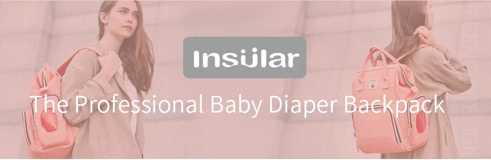 Insular Thermal Bag For Baby Strollers And Feeding Bottles Baby Diaper Backpack Mother Nappy Travel Bags Baby Nappies Handbag