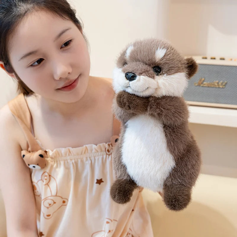 25/35cm Otter Plush Toy Arm with Magnetic Force Cute Stuffed Soft Animal Doll Arm for Birthday Gift And Decor